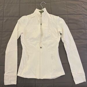 Lululemon White Define Luon Jacket sz 4